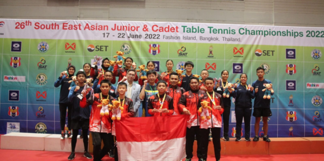 Indonesia Juara di Kejuaraan Tenis Meja Asia